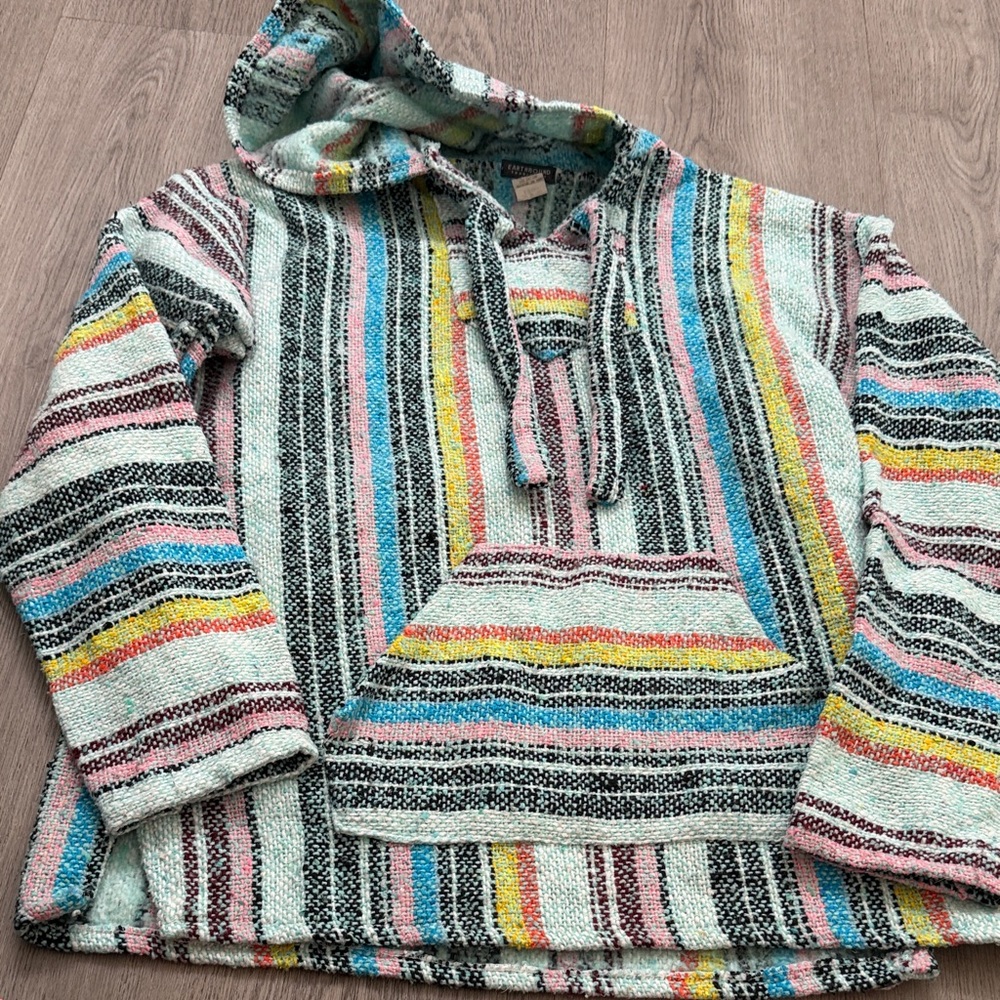 EARTHBOUND Colorful Striped Women's Sweater